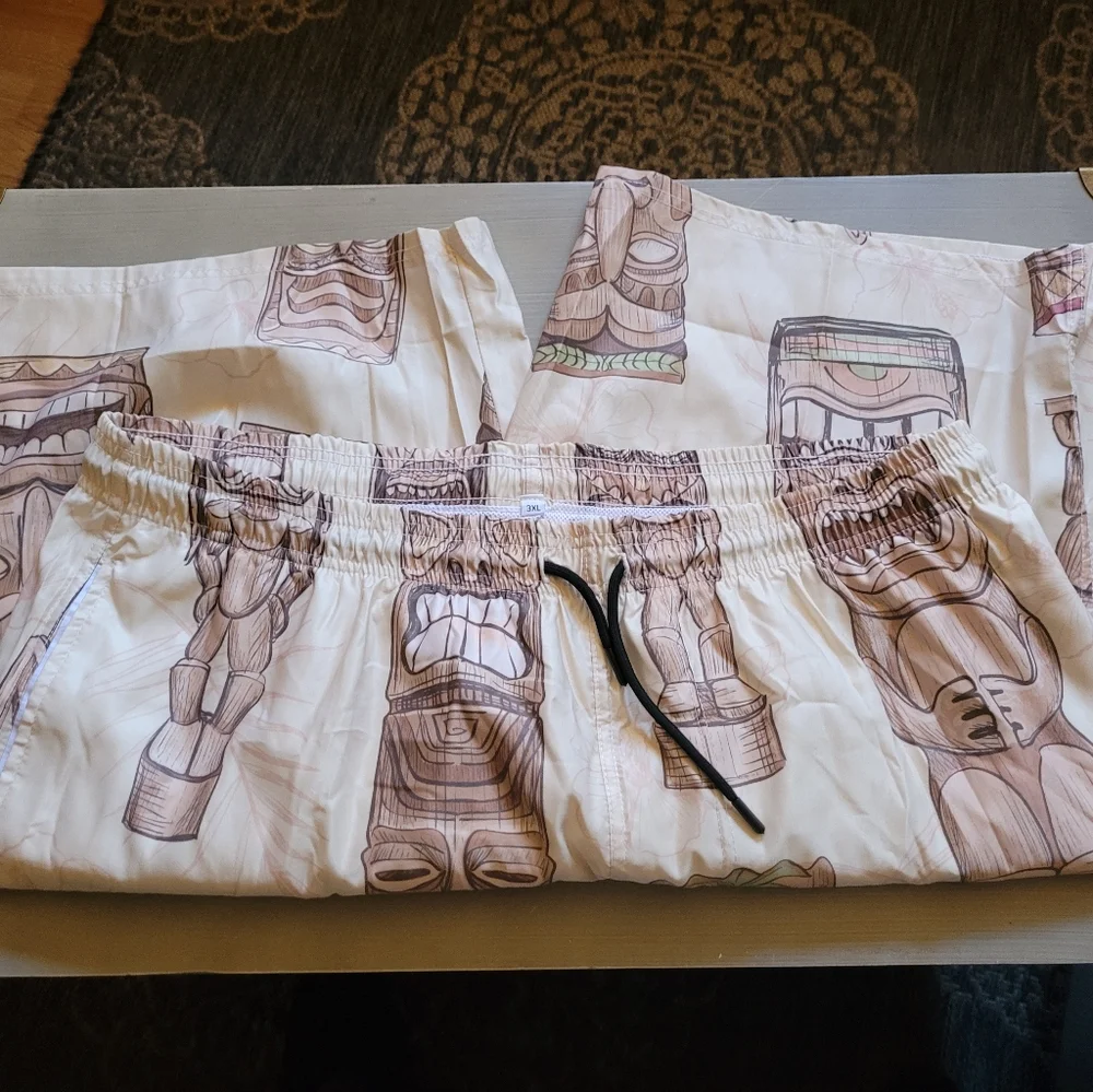 NWOT Men's 3XL Tiki Swimming 🏊‍♂️ Trunks - Picture 2 of 6